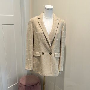 Ann Taylor Cream Blazer
